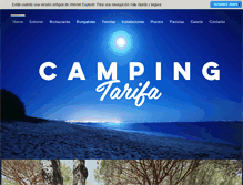 Tablet Screenshot of campingtarifa.es